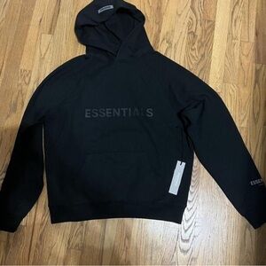 Essentials Men's Black Hoodie